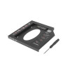 Adapter HDD ramka 5,25 x 2,5 cala, 9.5mm smukła-7813253