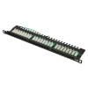 Patchpanel 24 porty 0.5U CAT6 UTP-7813322