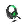 Słuchawki dla graczy Argon 100 z mikrofonem czarno-zielone-7813926