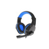 Słuchawki dla graczy Argon 100 z mikrofonem czarno-niebieskie-7813936