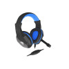 Słuchawki dla graczy Argon 100 z mikrofonem czarno-niebieskie-7813937