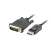 Kabel DisplayPort v1.2 DVI-D(24+1) 1.8M czarny CA-DPDV-10CU-0018-BK-7814100