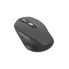 Mysz bezprzewodowa Siskin 2400DPI czarno-szara z cichym klikiem -7814117