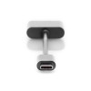 Kabel rozdzielacz USB 3.1 Typ C Gen.2 SuperSpeed+ 10Gbps Mini Jack 3.5mm + Typ USB C 20cm czarny-7815091