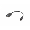 Adapter MICRO USB(F)- USB-A(f )2.0 0.15M OTG Czarny-7815936
