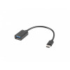 Adapter USB C(M)-USB-A (F)2.0 0.15M OTG Czarny-7815937