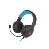 Słuchawki Warhawk RGB dla graczy czarno-niebieskie-7816381