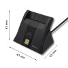 Inteligentny czytnik chipowych kart ID | USB 2.0 | Plug&play -7816926