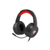 Słuchawki dla graczy Genesis Neon 200 z mikrofonem podświetlenie RGB Czarno-czerwone-7817690