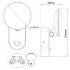 Lampa ścienna LED z czujnikiem PIR MCE367 -7819926