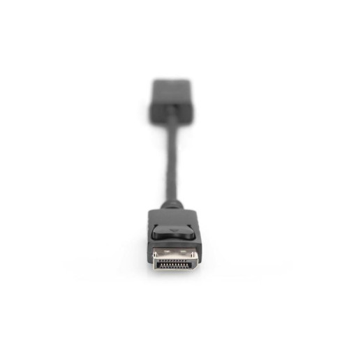Kabel adapter DisplayPort z zatrzaskiem 1080p 60Hz FHD Typ DP/HDMI A M/Ż 0,2m Czarny-7811147