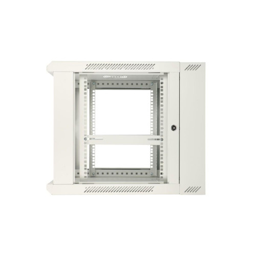 Szafka wisząca rack 12U 600x600 szara dwusekcyjna -7811677