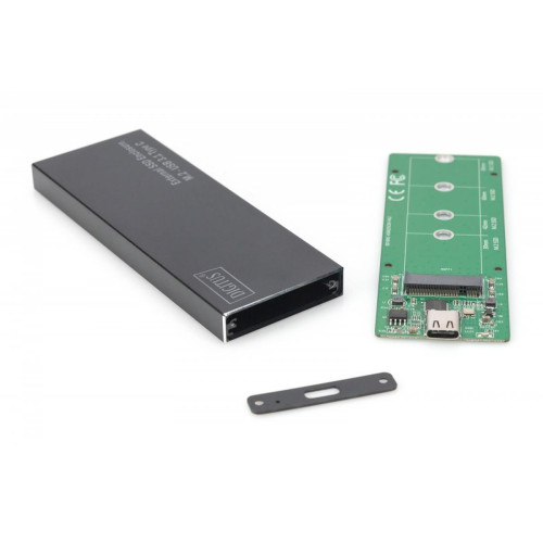 Obudowa zewnętrzna USB Typ C na dysk SSD M2 (NGFF) SATA III, 80/60/42/30mm, aluminiowa-7811941