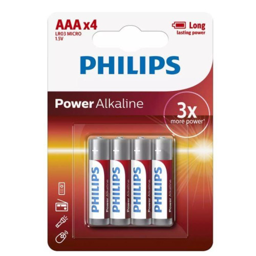 Baterie Power Alkaline AAA 4 szt. blister-7812391