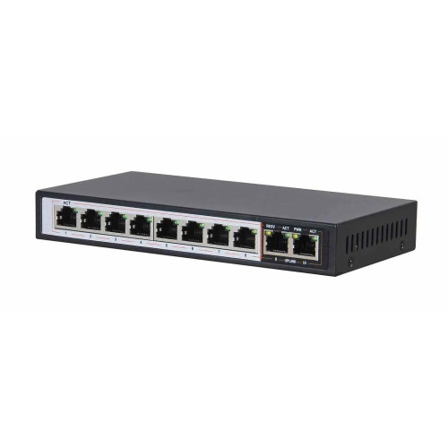 Switch Perses 8X EX-SG1008PE 10/100/1000M TX PoE AT/AF, 2X GE SFP Full Gigabit PoE -7812731