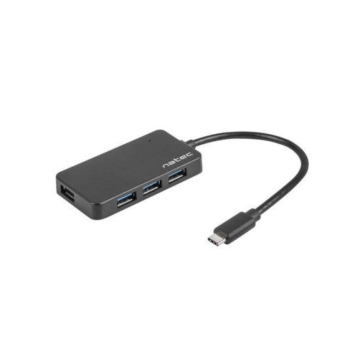 Koncentrator USB 4 porty Silkworm USB 3.0 czarny USB-C-7813005
