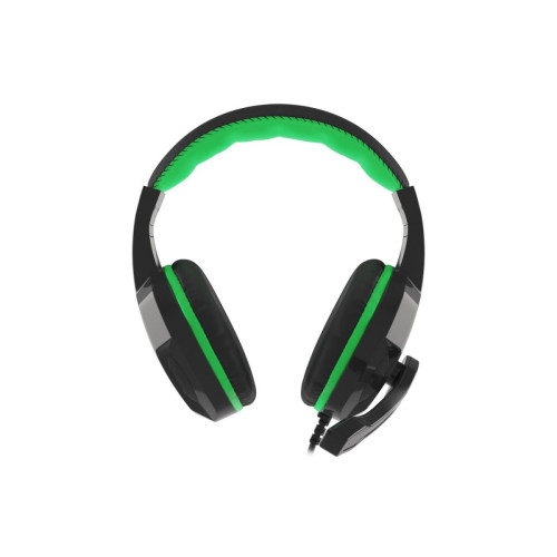 Słuchawki dla graczy Argon 100 z mikrofonem czarno-zielone-7813928
