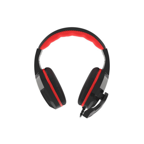 Słuchawki dla graczy Argon 110 z mikrofonem czarno-czerwone-7813948
