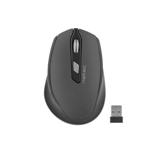 Mysz bezprzewodowa Siskin 2400DPI czarno-szara z cichym klikiem -7814114