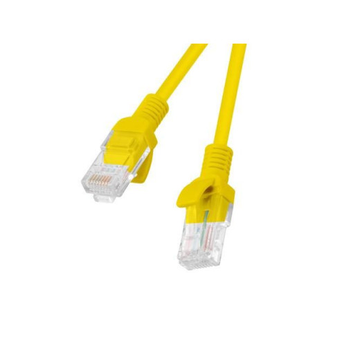 PATCHCORD KAT.5E 0.25M ŻÓŁTY FLUKE PASSED LANBERG 10-PACK-7814237