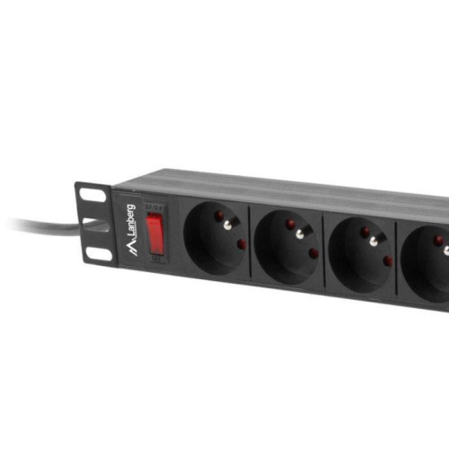 Listwa zasilająca rack PDU 19 cali 1U 16A 9X 230V PL 3m czarny-7815358