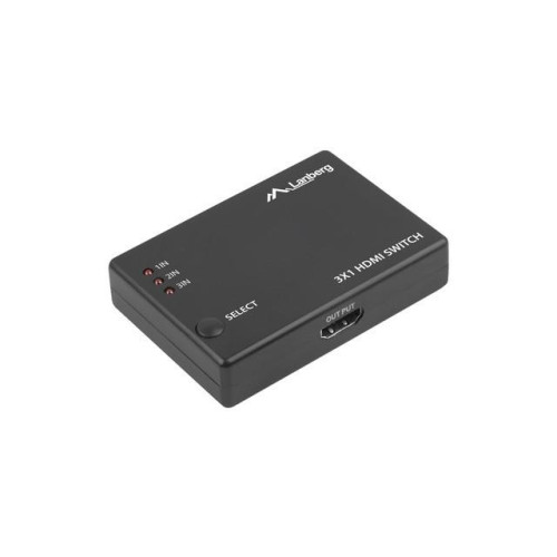 Switch video 3 x HDMI + port micro USB Czarny-7815914