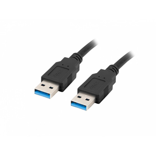 Kabel USB-A M/M 3.0 0.5m Czarny-7815972