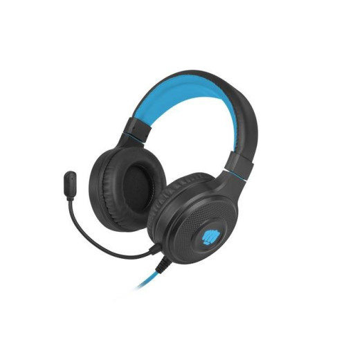 Słuchawki Warhawk RGB dla graczy czarno-niebieskie-7816379