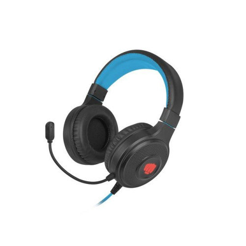 Słuchawki Warhawk RGB dla graczy czarno-niebieskie-7816381