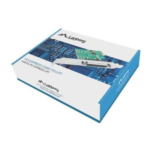 Karta PCI EXPRESS LPT (DB25) X1 LANBERG + ŚLEDŹ LOW PROFILE-7816572