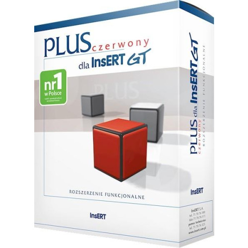 Oprogramowanie Czerwony Plus dla InsERT GT ESD CPLUS-7816588