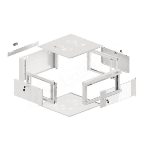 Szafa instalacyjna RACK wisząca 19 cali 4U 600 szara WFFA-5604-10S-7816909