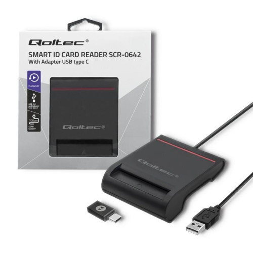 Inteligentny czytnik chipowych kart ID | USB2.0 | Plug&play -1135997