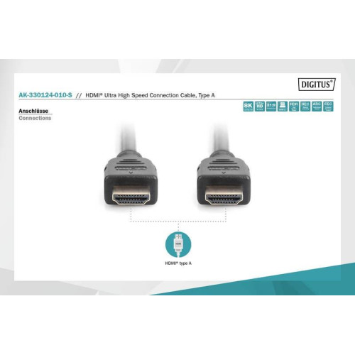 Kabel połączeniowy HDMI Ultra HighSpeed z Ethernetem 8K 60Hz UHD-7817231