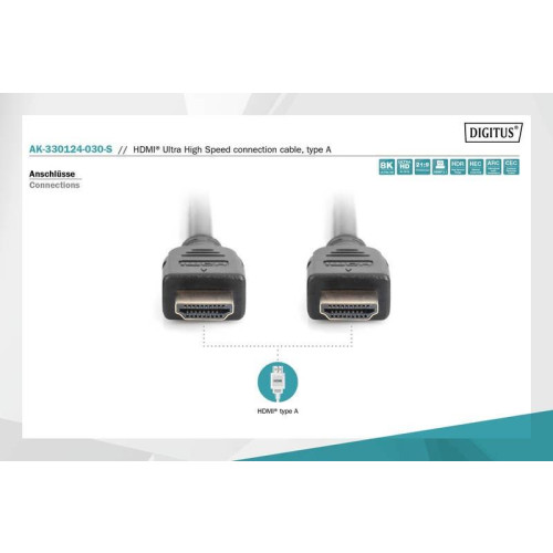 Kabel połączeniowy HDMI Ultra HighSpeed z Ethernetem 8K 60Hz UHD-7817235