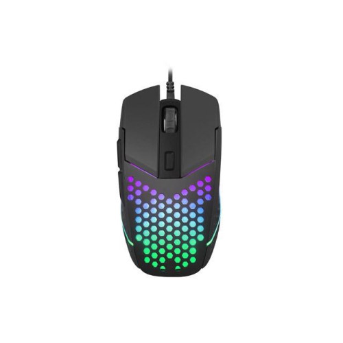 Mysz Battler 6400 DPI dla graczy podświetlenie Czarna-7817647
