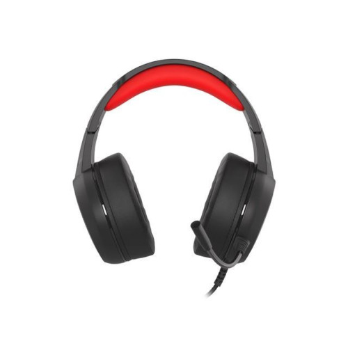 Słuchawki dla graczy Genesis Neon 200 z mikrofonem podświetlenie RGB Czarno-czerwone-7817688