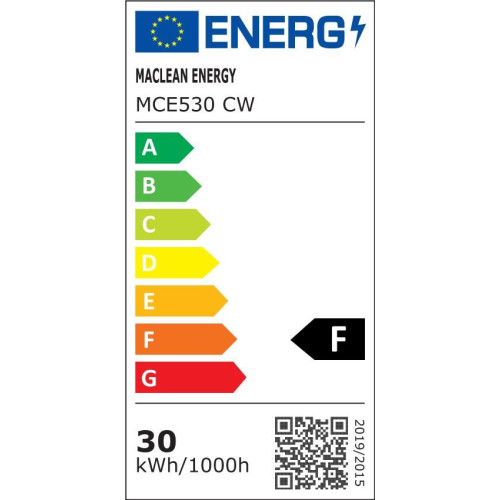 Naświetlacz Led Slim 30 W 2400lm MCE530 CW -7817796