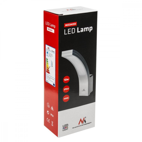 Lampa LED ścienna elewacyjna 10W MCE343 SV -7818351