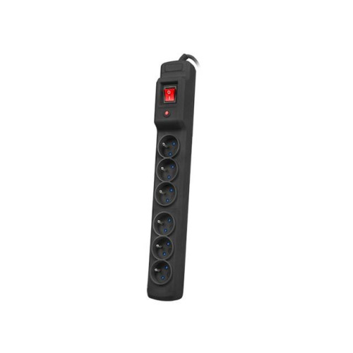 Listwa zasilająca 3m multi 6M czarna M6/30/CZ-7819231