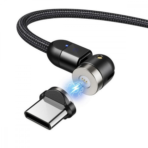 Magnetyczny kabel USB C 2m kątowy MCE475 -7819627