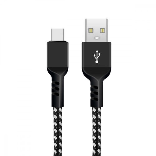 Kabel USB C Fast Charge 2.4A MCE471 Czarny -7819631