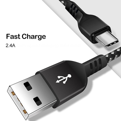 Kabel USB C Fast Charge 2.4A MCE471 Czarny -7819637