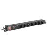 Listwa zasilająca rack PDU 19 cali 1U 16A 7X 230V PL SPD-3MP 2m czarna-7820992