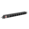 Listwa zasilająca rack PDU 19 cali 1U 16A 8X 230V PL 2 czarna-7821004