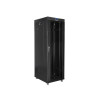 Szafa instalacyjna rack stojąca 19 37u 600x800 czarna, drzwi szklane lcd (Flat pack)-7823253