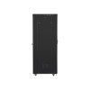 Szafa instalacyjna rack stojąca 19 42U 600x1000 czarna, drzwi szklane lcd (flat pack)-7823281