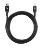 Kabel USB 3.0 - USB C 2m PREMIUM 3A czarny TPE-7823764