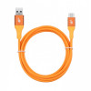 Kabel USB 3.0 - USB C 2m PREMIUM 3A pomarańczowy TPE -7823772