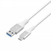 Kabel USB 3.0 - USB C 2m PREMIUM 3A biały TPE -7823774